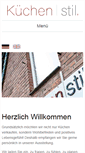 Mobile Screenshot of kuechenstil-huenxe.de